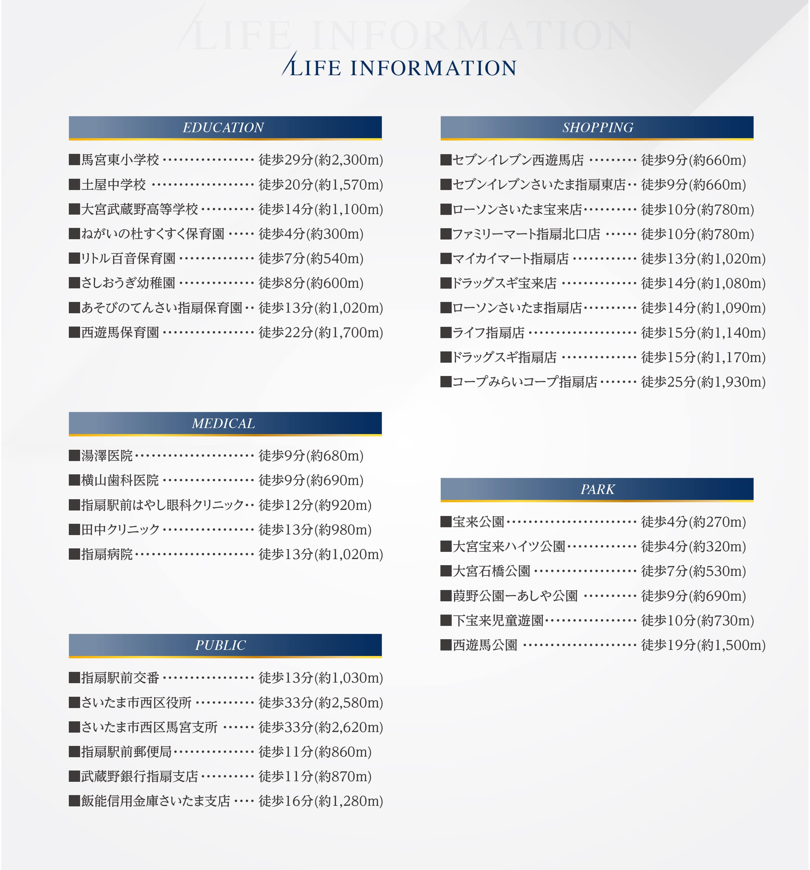ライフインフォメーション