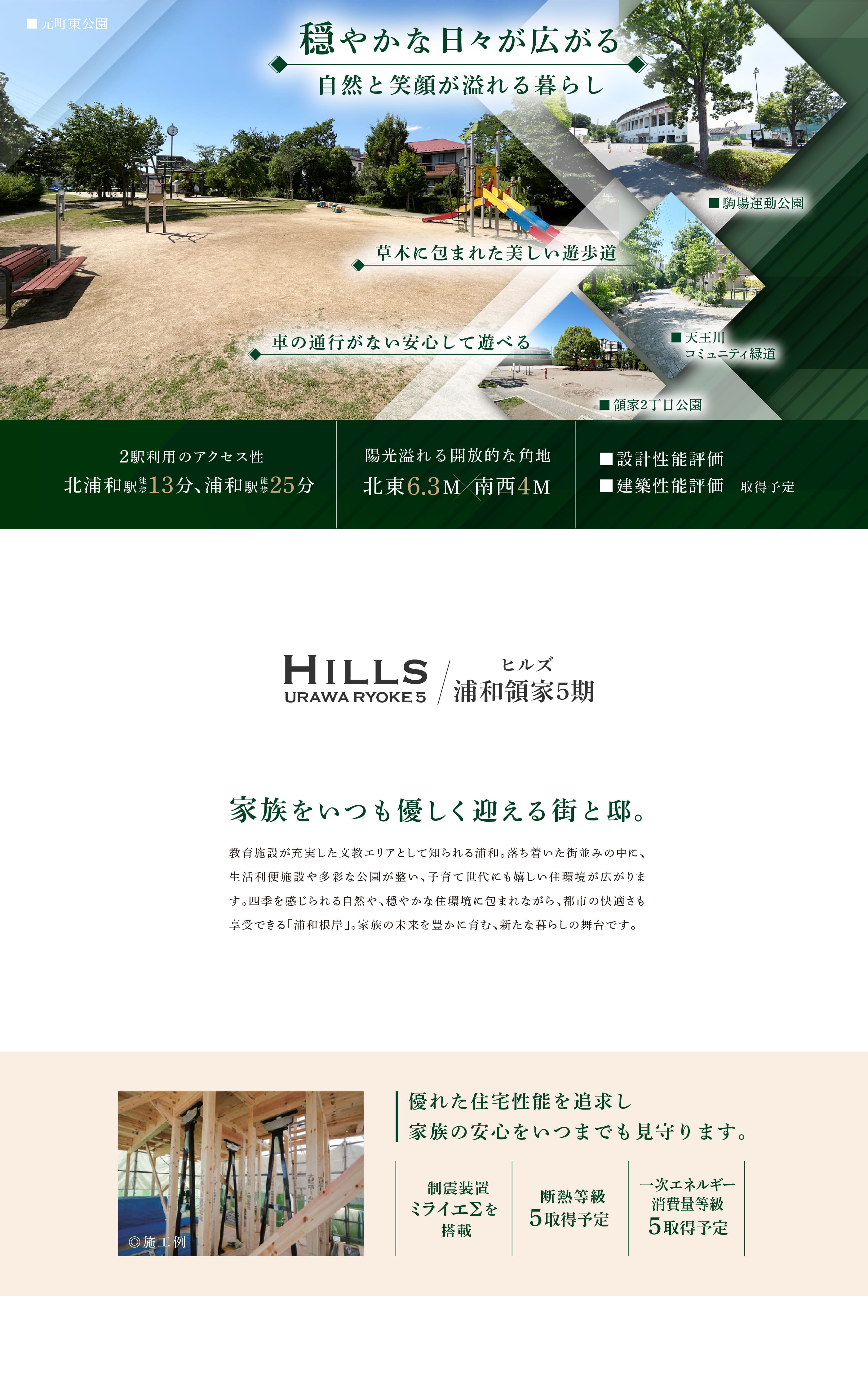 ヒルズ浦和領家5期トップページ